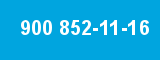 900 852-11-16 900 852-11-16